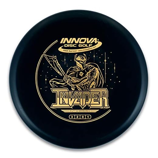 Innova Discs Golf DX Invader Disc Golf Putter and Approach Disc 173-175g (Colors Will Vary)