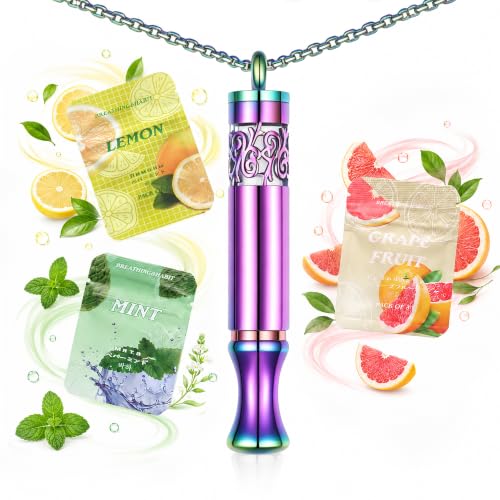BOLAGTIER Breathing Necklace Stop Smoking Aid with…