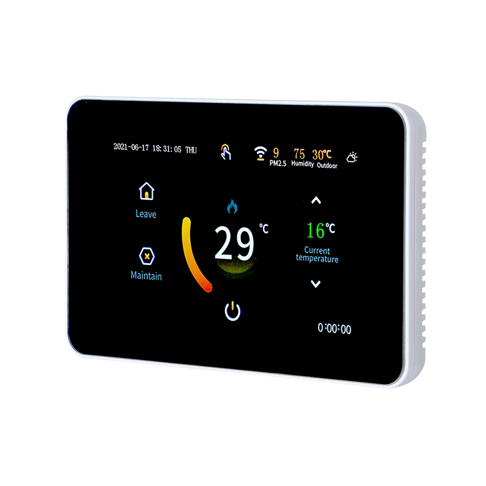 Kavolet Termostato Digital con Pantalla Táctil y Control por Voz para Calefacción por Suelo Eléctrico de la Vida Moderna, Programación de 5+2/6+1/7 Días