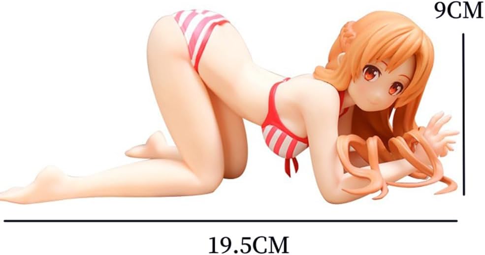 YLQANONG Yui Figures Asuna/Yuuki Asuna Anime Figure Statues PVC Material Anime Action Figurine Ornaments for Fans