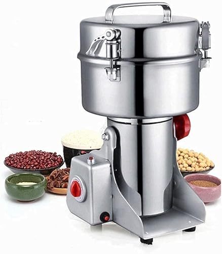 Trituradora de grano Familia de molino de grano de acero inoxidable Molino de grano Molino de cereales Molino de hierbas Máquina de polvo,