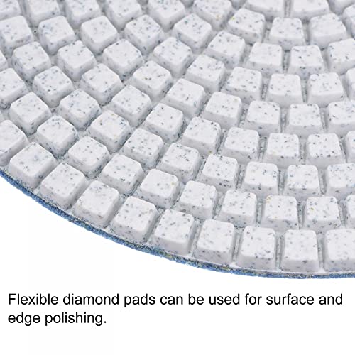 Image of uxcell Diamond Polishing Pad 5-Inch 30 Grits Wet /Dry Grinding for Stone Concrete Marble Countertop Floor 2pcs