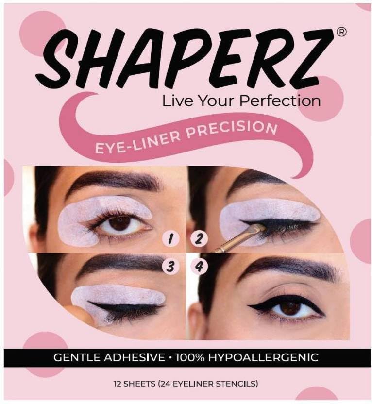 Shaperz Eyeliner Stencil – Precise Makeup Tool for Flawless Eyeliner Application, Reusable, Easy to Clean, Perfect for Beginners & Professionals, Ideal for Makeup Kits – Big