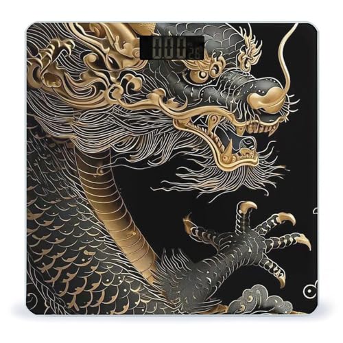 Báscula digital Dragon and Claws en vidrio templado miniatura 1
