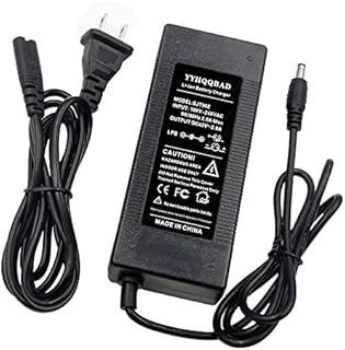 YYHQQBAD 36V 2A Battery Power Supply Adapter Charger Output 42V 2A Charger Input 100-240 VAC Lithium Li-ion Li-Poly Charger for Gotrax 10Series 36V Electric Bike DC5.5*2.5MM/2.1MM