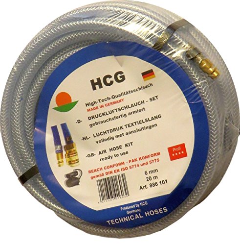 Preisvergleich Produktbild Druckluftschlauch Garnitur 20m