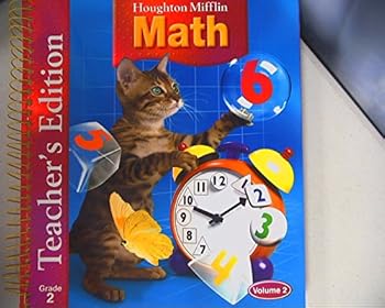Spiral-bound Houghton Mifflin Math: Grade 2, Teacher's Edition, Volume 2 Book