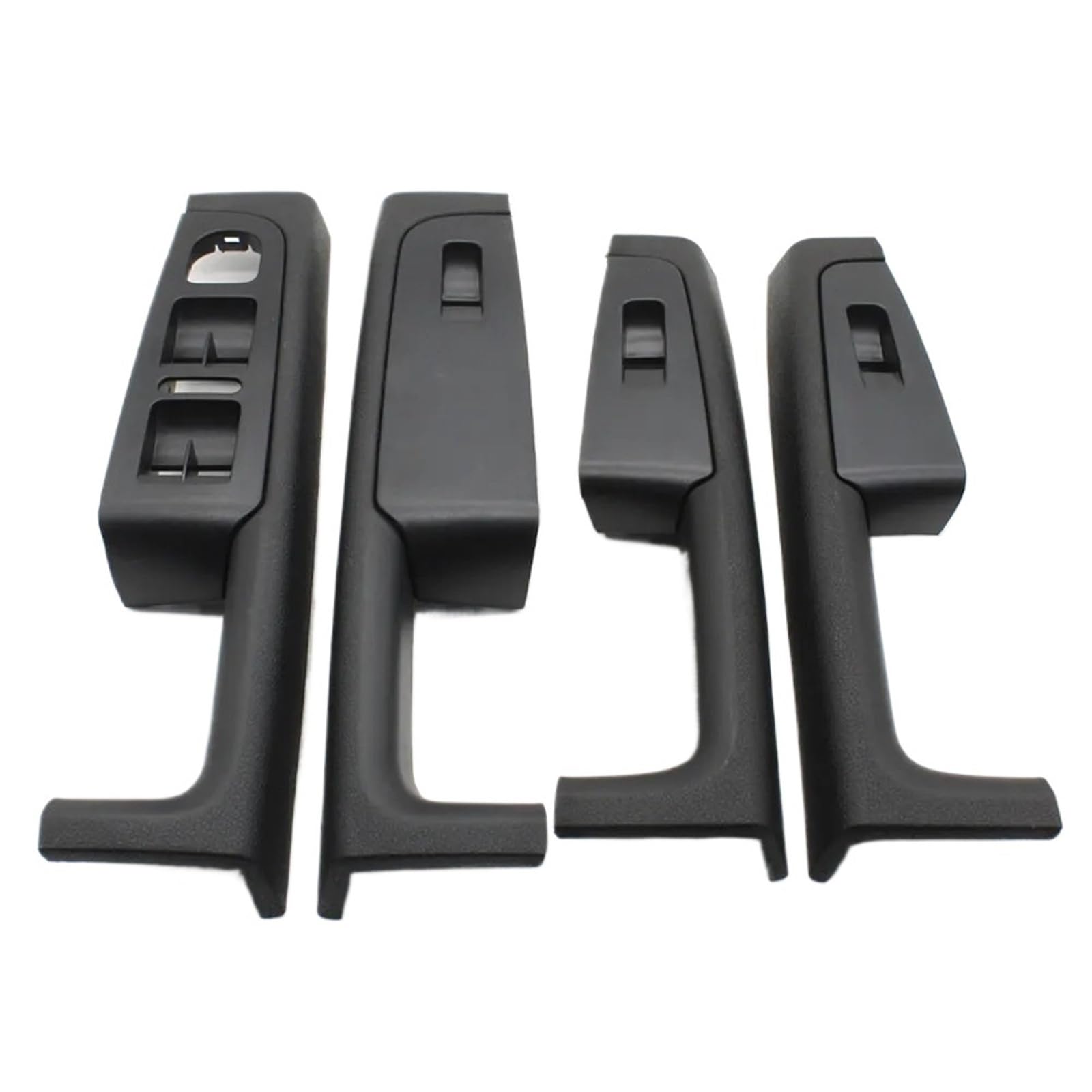 JYUTDW for Skoda for Superb 2008-2013 Car Interior Handle Inner Door Armrest Panel Pull Inner Door Handle Car(4PCS Black)