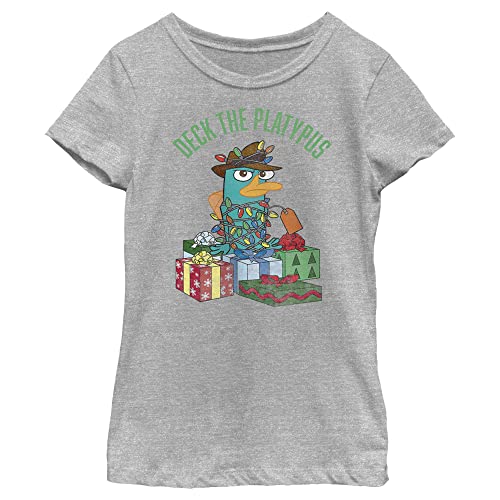 T-shirt Disney Phineas and Ferb Deck The Platypus pour fille en coton rose