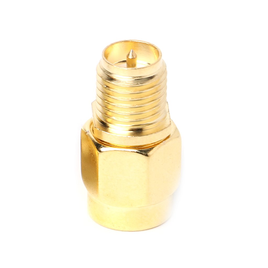 SMA Adaptador macho a RP-SMA macho conector coaxial RF banana recto