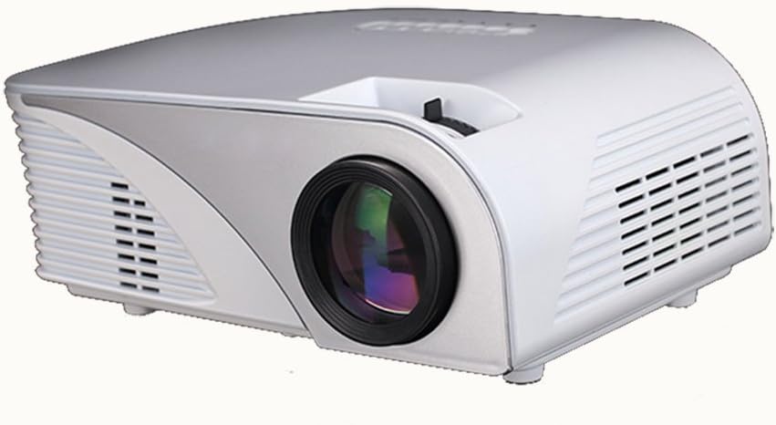 XINDA Projector, XINDA Mini Projector with 4600 Lumen,220" Display Video Projector.Home Theater Projector 1080P Supported,Compatible with Fire TV Stick,Smartphone,PS4,HDMI,TF,VGA,AV USB