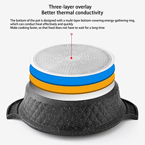 Bamfy Moroccan Tagine Pot With Cone-Shaped Lid And Handle For Cooking Nonstick Enameled Cast Iron Tajine Pot Cooker (Color : Green) #TOP1