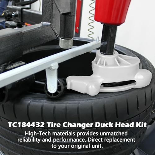 Image of 3 Pack TC184432 Tire Changer Low Profile Mount Head Compatible with Coats Tire Machine Duck Head Replaces TC184432 8184432 8184426 Nylon Mount /Demount Head Kit