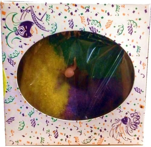 Mini New Orleans Mardi Gras King Cake 4 OZ