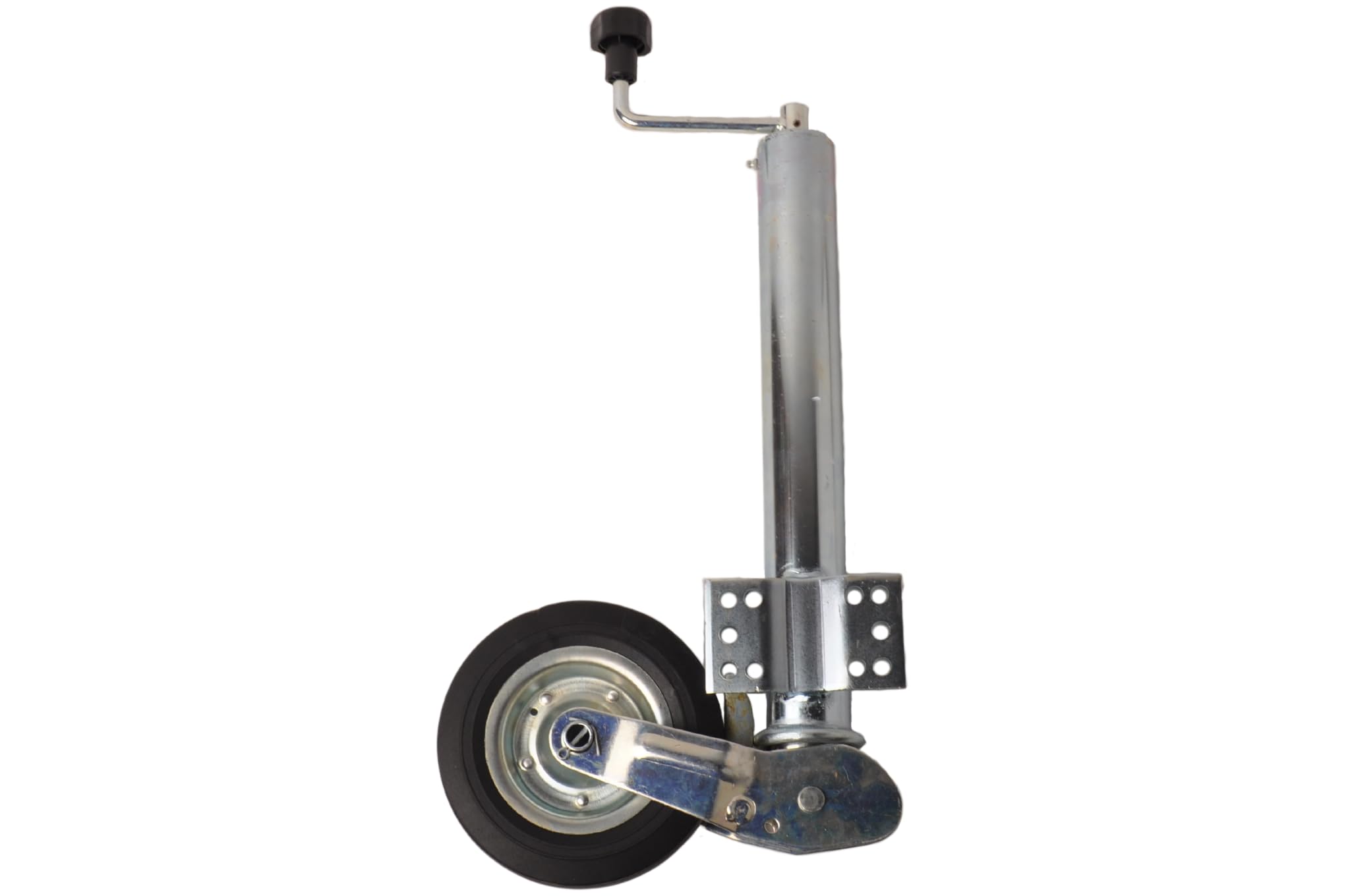 Roue Jockey 60 mm Rond Automatique Pliante