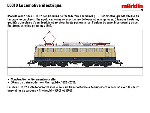 Preisvergleich Produktbild Märklin 55010 Modelleisenbahnen Elektro-Lokomotive E10 Rheingold DB