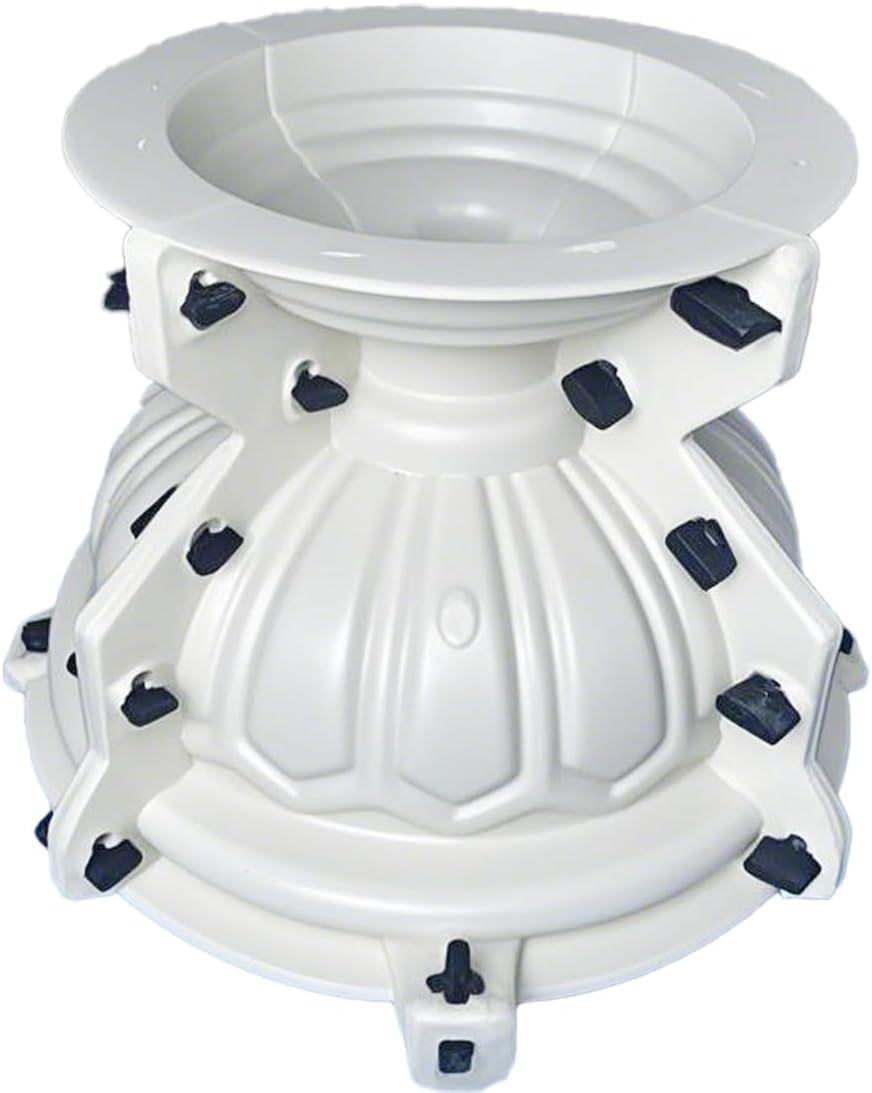 Extra Large Concrete Planter Mold, Heavy-Duty Reusable ABS Molds for Flower Pots, Large Concrete Planter Molds for Indoor and Outdoor Gardening (14.17 Inch)