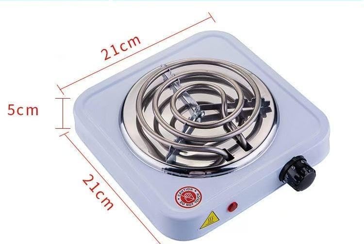 Image of nidar hub Electric Charcoal Burner Hot Plate 1000W | Instant Coal Heater Sigdi | Fast Heating Stove for Charcoal, Coffee & Tea | Multipurpose Electric Hot Plate for Home & Kitchen - Mixed Color