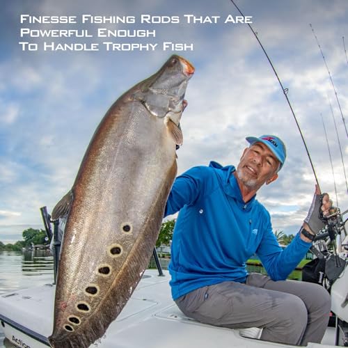 KastKing Kestrel Cañas de Pescar Spinning y Casting Ultraligeras Finesse miniatura 2