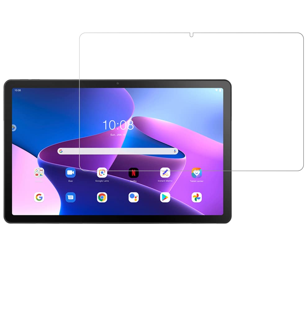 Al-HuTrusHi Screen Protector compatible with Lenovo Tab M10 Plus Gen 3 - TB125FU, TB128FU, TB128XU Tempered Glass [HD Full Coverage][Easy Installation][Scratch Resistant][9H Hardness]Protective Film