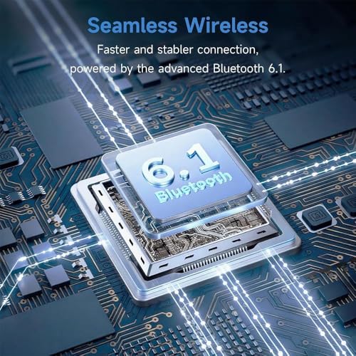 Image of Hsility Bluetooth Headset with USB Type C 270 Degrees Rotatable Microphone for Truck Driver Bussiness and Travel