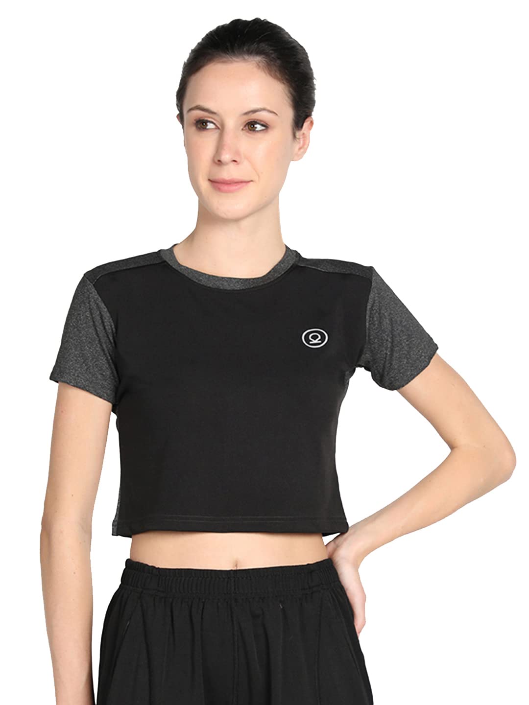 CHKOKKO Women's Polyester Regular Fit Crop Top-picture-16