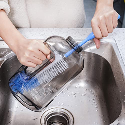 Bottle Brush Cleaner 5 Pack - Long Handle Water Bottle And Straw Cleaning Brush Set For Washing Narrow Neck Bottles, Sport Bottles, Kombucha, Tumblers, Wine Decanter, Flask, Beer Brewing Supplies #TOP4