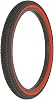 Alta Bicycle Tire Duro 20 x 1.75 Bike BlackColor Side Wall Tire Vendetta Tread, Multiple Colors