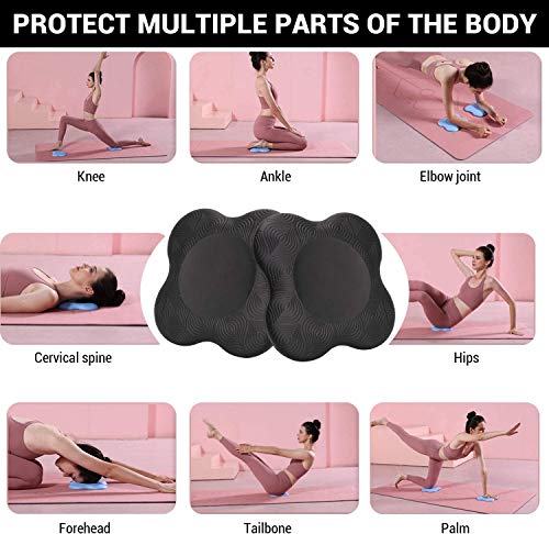 Image of Yoga Knee Pad Cushion Extra Thick for Knees Elbows Wrist Hands Head Foam Yoga Pilates Work Out Kneeling pad