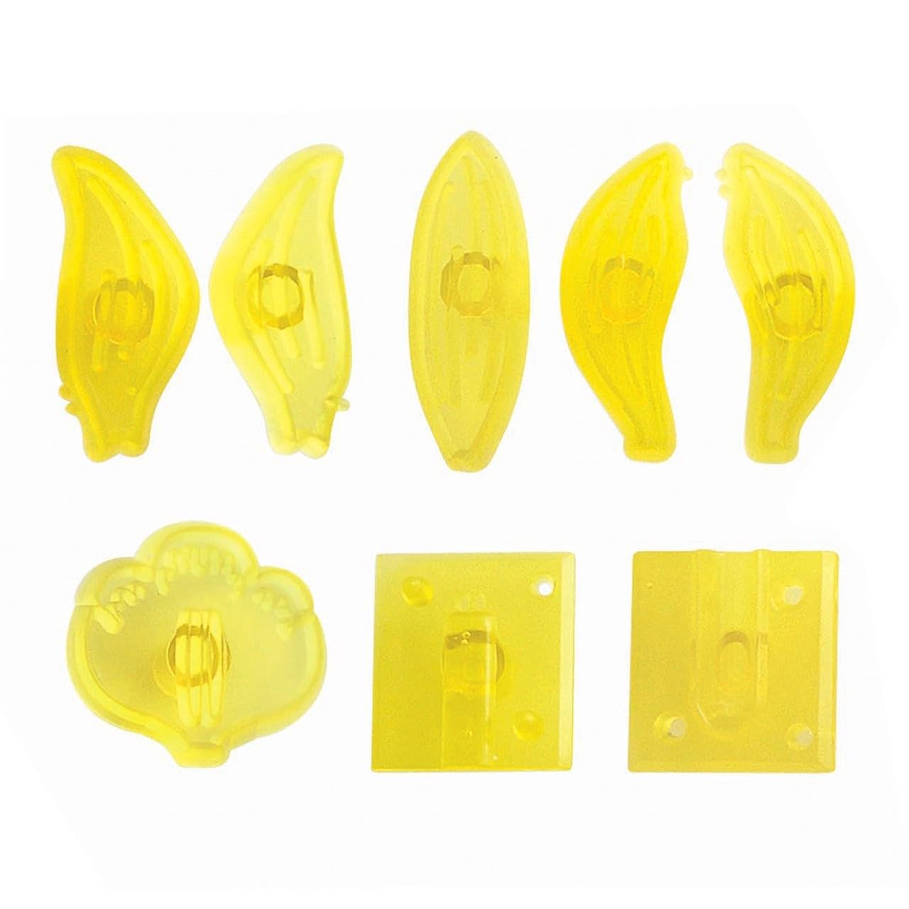 JEM Tagliapasta Per Fiori – Set Da 2 Formine Per Pasta Di Zucchero: Calla 85x115mm E Foglia 100x155mm