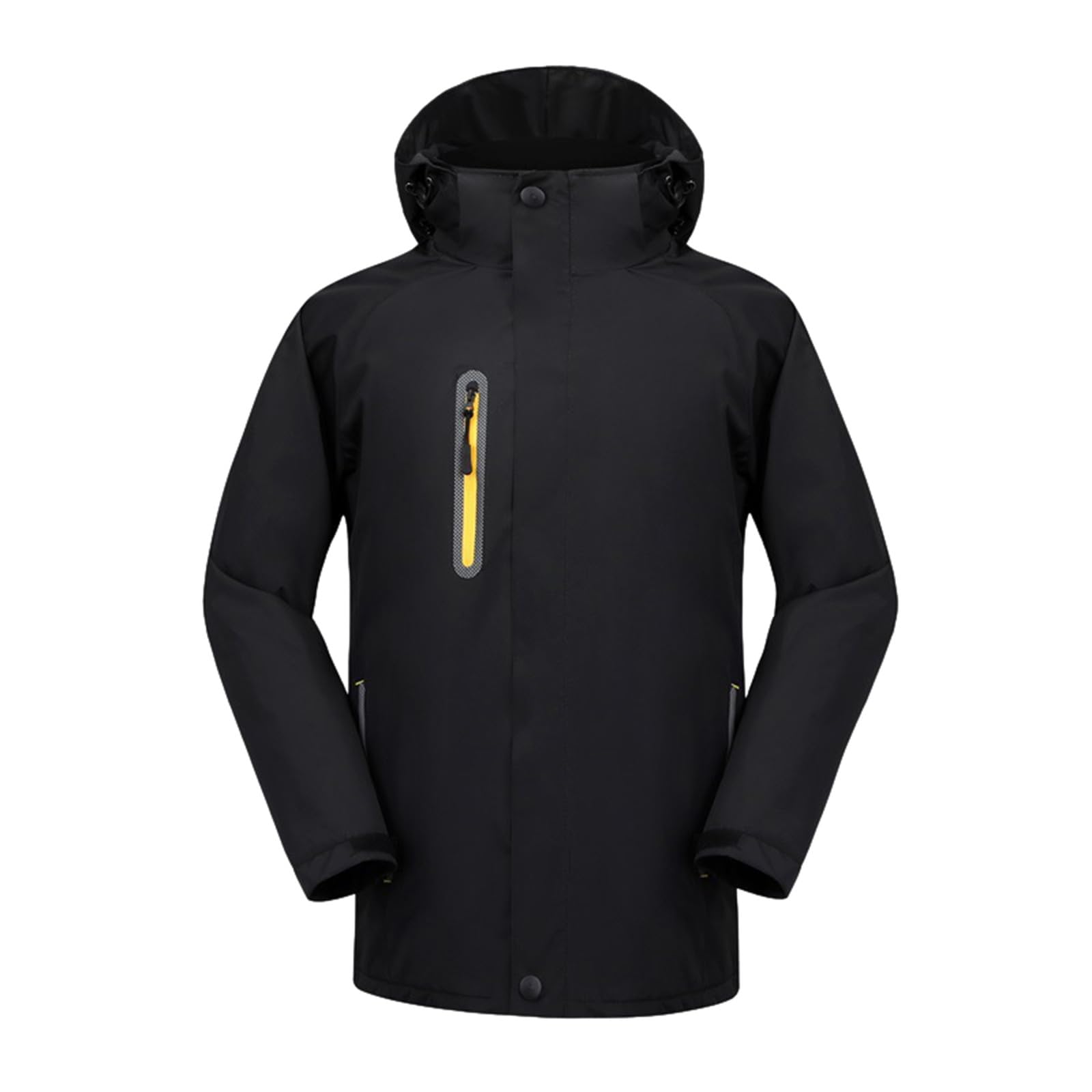 Mens Rain Jacket Waterproof Jackets for Men UK Casual Clothing Men's Coats  Water-Resistant Motorbike Over Rain Coats Cycle Raincoat Male's Softshell