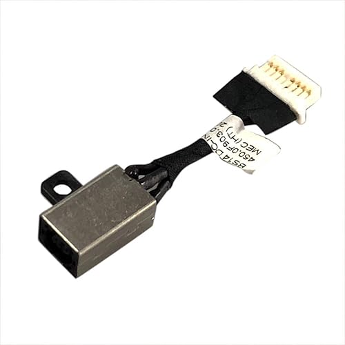 Miniatura 2 de GinTai Enchufe de alimentación CC Puerto de carga con cable P93G 450.0F903.0011 WJXD9 0WJXD9 Reemplazo para Dell Inspiron 14 5481 5482 5485 5491 15