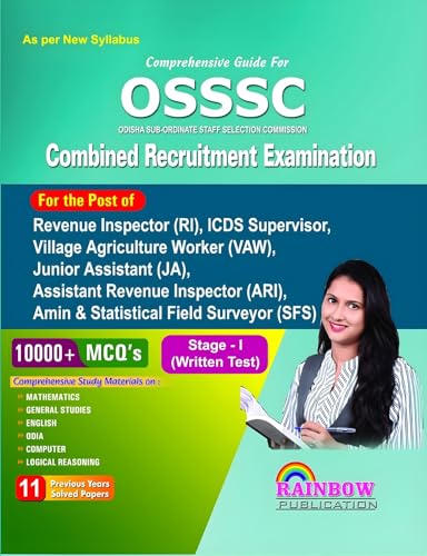 OSSSC RI, ARI, ICDS Supervisor, Amin & SFS (Main Exam) Combined R...
