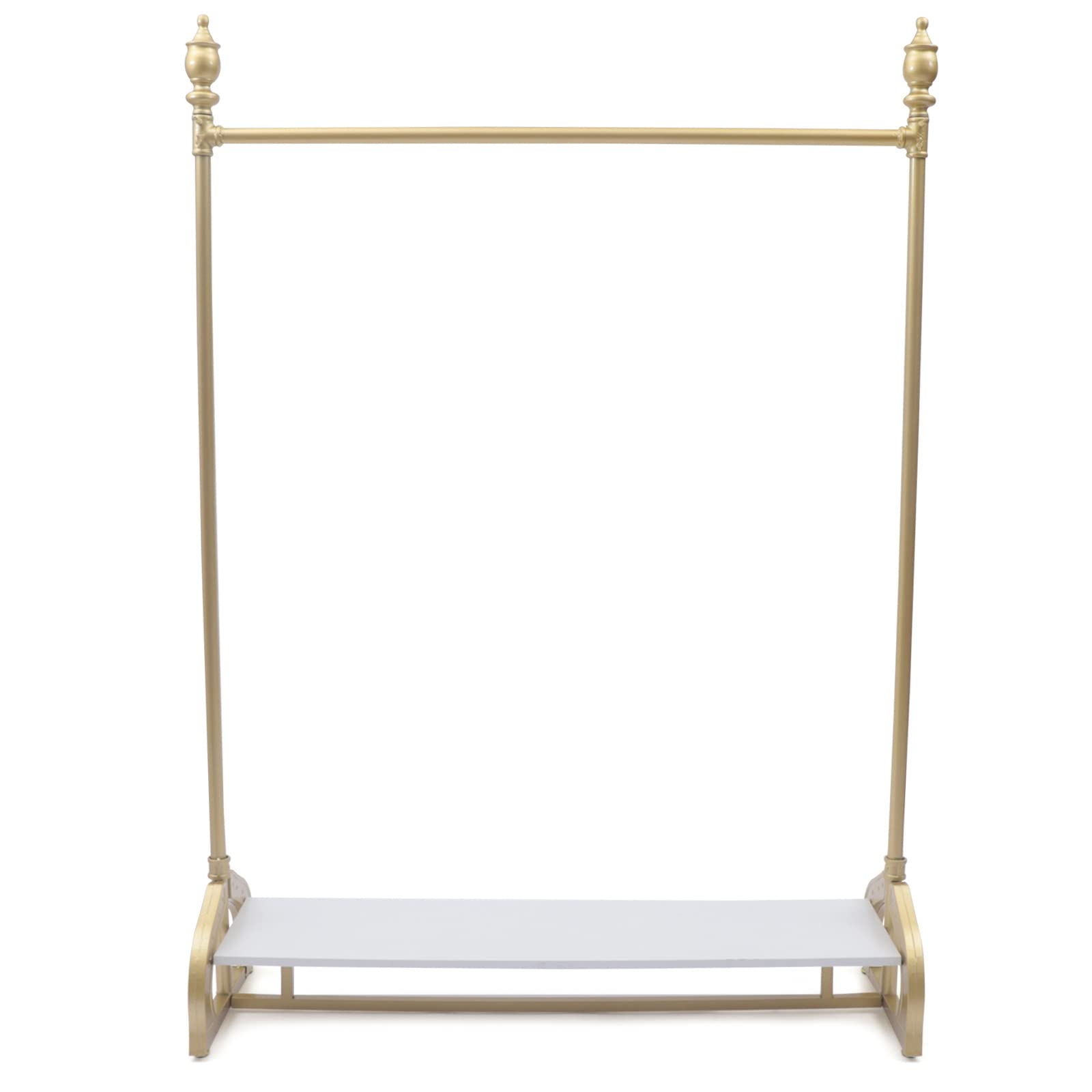 GEYOPMID Adjustable Clothing Racks for Hanging Clothes, Adjustable Coat Rack Shop Dorm Clothes Display Organize Shelf 50kg Load-bearing for Bedroom