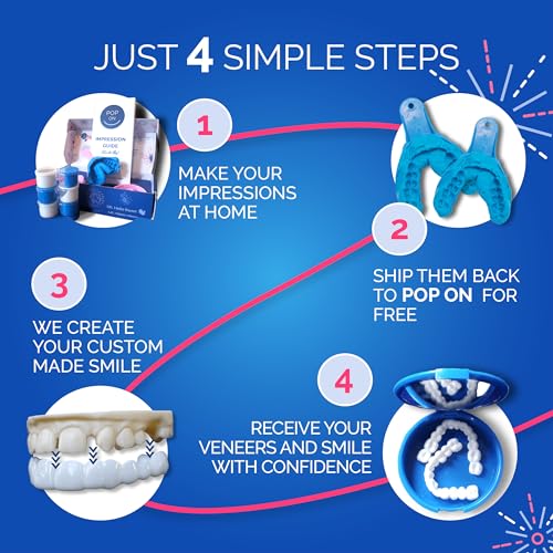 Pop On Veneers UL-AZ0001 Custom-Made Pop On Veneers | Comfort Fit Clip On Veneers | At-Home Impression Kit | Stain-Resistant | Veneers Teeth For Women, Fake Teeth Veneers thumb #3