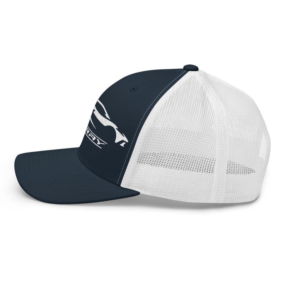 C8 E-Ray Silhouette Trucker Cap Snapback Czapka