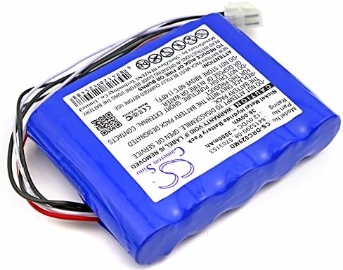 Replacement Battery for drager Carina NIV Ventilator 02271 5703153 5703153-05 8415290-08 OM11759 (3000mAh)