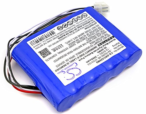 BORNMIO Replacement Battery for drager Carina NIV Ventilator 02271 5703153 5703153-05 8415290-08 OM11759 (3000mAh)