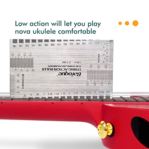 Image of Enya Nova U 23 inch Concert Ukuleleaa‚¬a€oeCarbon Fiber Travel Ukuleleaa‚¬a€oeWith Beginner Kit includes Online Lessons, Case, Strap, Capo and Strings (Red) | Waterproof Body, Resists Humidity, Heat and Cold, Lightweight 1.25 lb, for Adults and Beginners, Case, Strap, Capo, Strings