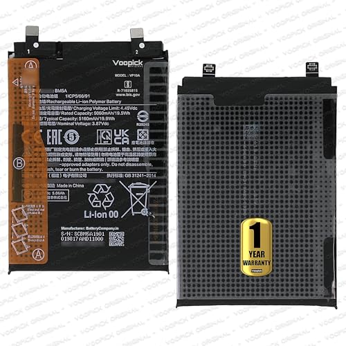 Image of BM5A Battery for Xiaomi Redmi Note 11 Pro 5G (21091116I, 2201116SG) with 1 Year Warranty. [5000mAh Capacity] (Atlantic Blue, 21091116I)