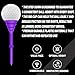 FINGER TEN Golf Tees Plastic Unbreakable Tee 3 1/4 Inch 12/24/60 Pack, Durable Stable Golf Tee Pink Pouple Available for Practice (Purple, 3 1/4 Inch(60 Pack))