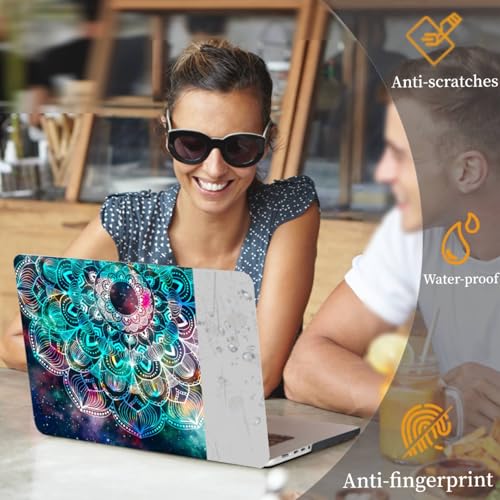 Coque MacBook Pro 15 A1707 A1990 Housse Plastique Rigide Mandala - 2