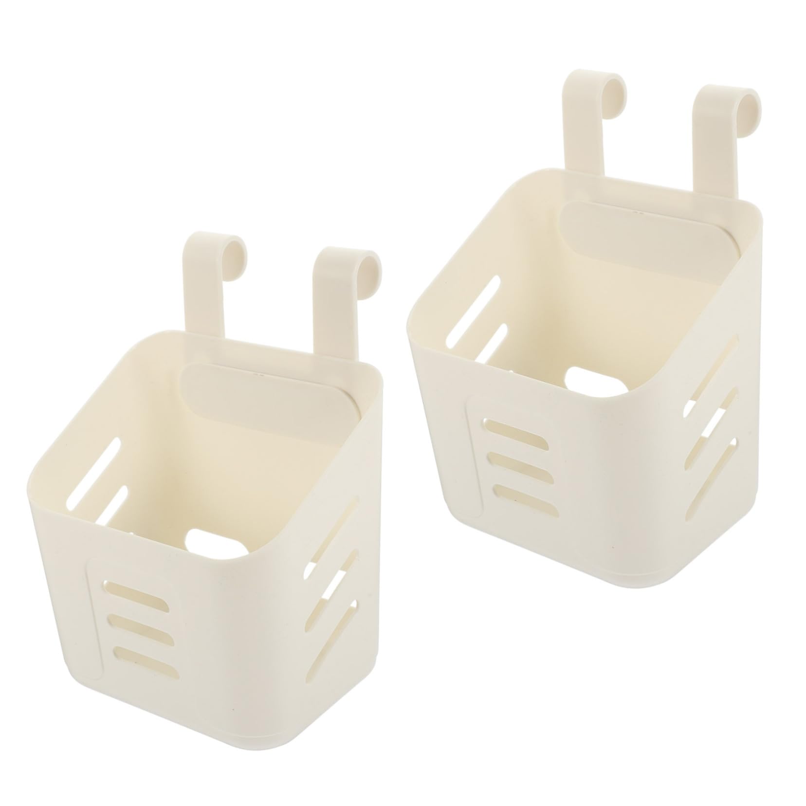 SOESFOUFU Bathroom Storage Baskets over The Door Kitchen Hanging Storage Basket Plastic Organizer Set