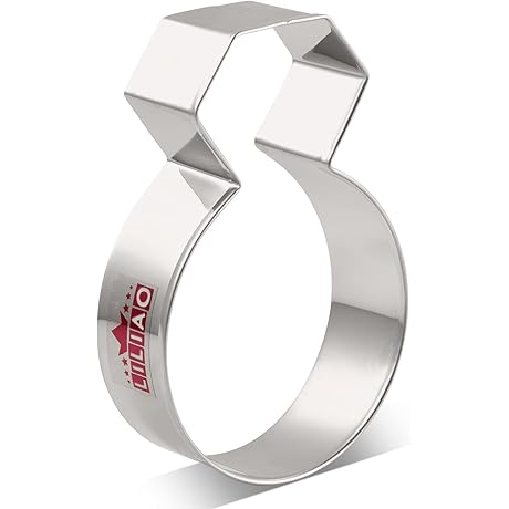 LILIAO Diamond Ring Cookie Cutter: A Culinary Gem for Wedding Celebrations