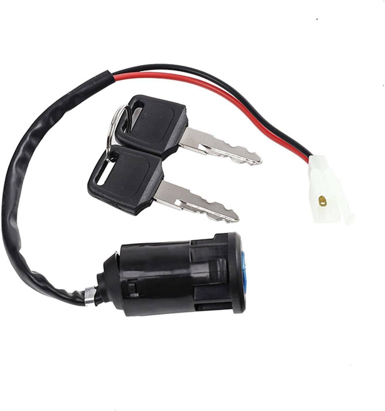 Meadawgs® Generic Ignition Key Switch Starter Switch Assembly for Scooter Go Kart| Motors | Parts & Accessories | Motorcycle Parts |1 Set Ignition Key Switch
