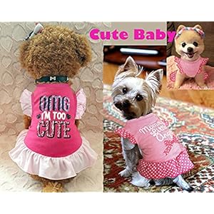 XPUDAC 4 Pieces Dog Dress Shirt Puppy Skirt Cute Doggie Dresses Thanksgiving Clothes Dog Apparel for Small Dogs and Cats (Pink Angel, XX-Small(1-2 lbs)) XPUDAC 4 Pieces Dog Dress Shirt Puppy Skirt Cute Doggie Dresses Thanksgiving Clothes Dog Apparel for Small Dogs and Cats Pink Angel XX Small1 2 lbs