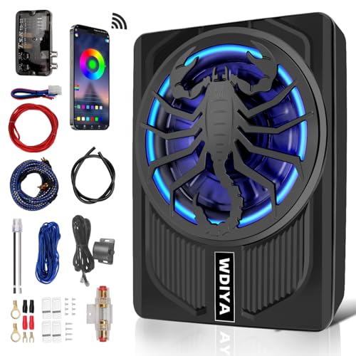 WDiYA 1600W Powered Under Seat Subwoofer | 10