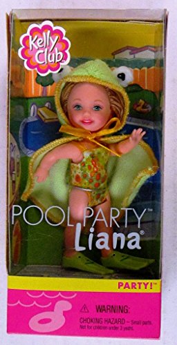 Muñeca Barbie Kelly Club Liana con traje de rana miniatura 1