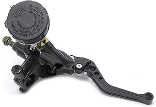 EEASSA Alavancas de freio de embreagem de motocicleta Alconstar - 7/8" 22mm Kit de alavancas de reservatório de cilindro mestre de freio de embreagem de motocicleta substituição para Honda Kawasaki KLX (Cor: freio preto)