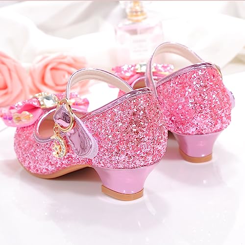 Princess Shoes Toddler Dress Shoes for Girls with High Heels - Comfortable & Stylish (Size 2-13)3